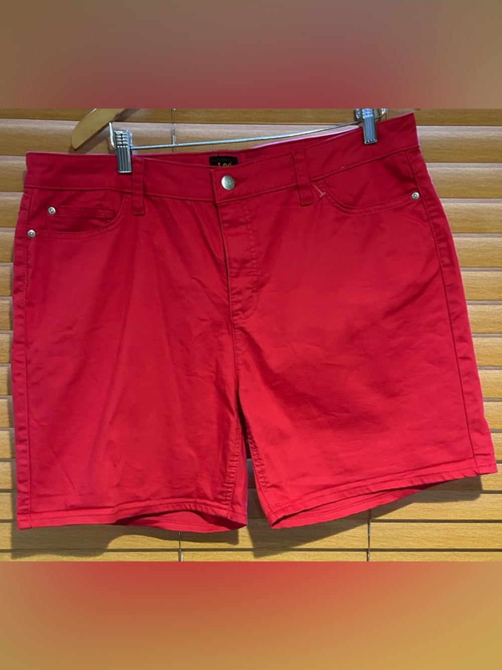 NWOT Lee Women's Red Jean Shorts